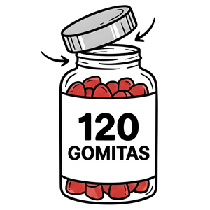 <p>130 Gomitas (3 por día)</p>