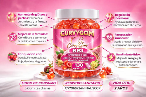 CURVYGOM BOOST +AGUAJE Y FENOGRECO