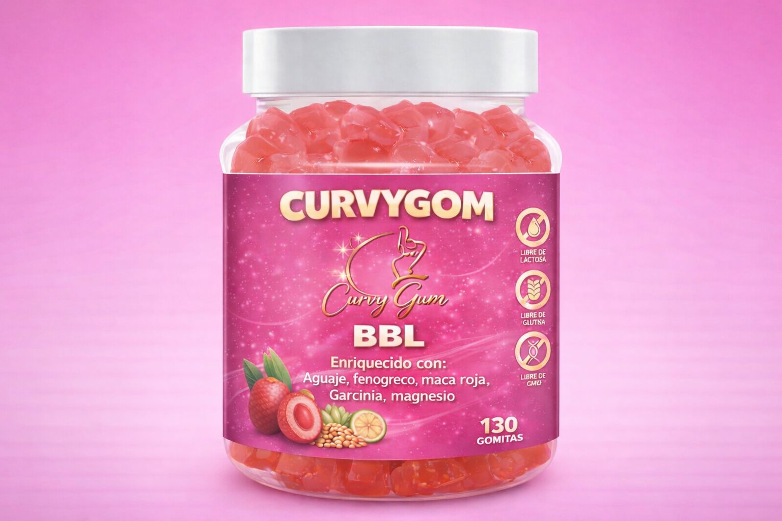 CURVYGOM BOOST +AGUAJE Y FENOGRECO